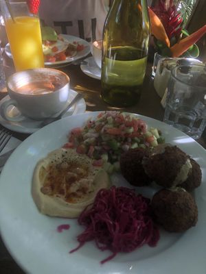 Falafel at Surf Box in Playa Flamingo