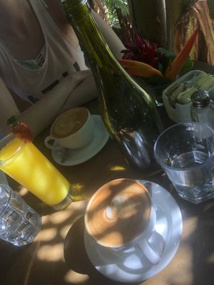 Coffee at Surf Box in Playa Flamingo