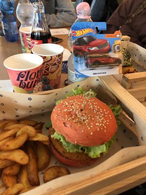 -Hot wheels burger  at Flower Burger in Rimini