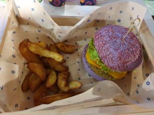 Butterfly burger at Flower Burger in Rimini