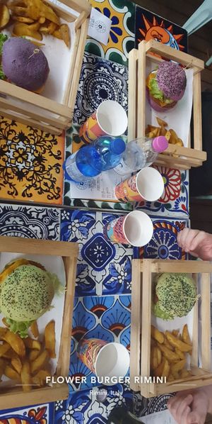  at Flower Burger in Rimini