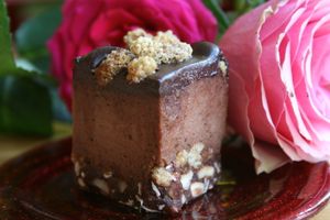 Raw chocolate cake from Ambrosia catering, Copenhagen at Ambrosia in Copenhagen