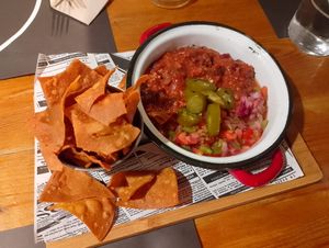 Chili con nachos at Txinuk in Getxo