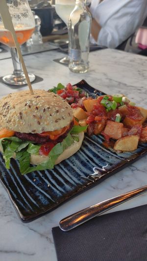 Vegan burger (gf option available too) at Volt in Geel
