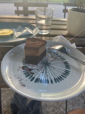 Tiramisu. Is amazing .. not so sweet  strong texture .. recommend   at Plantmilkyway in Budapest