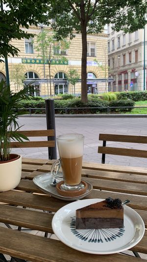 cake  at Plantmilkyway in Budapest