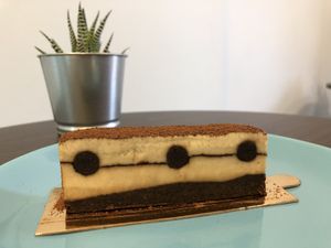 Tiramisu at Plantmilkyway in Budapest