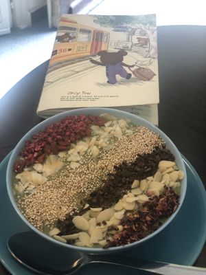 My green smoothie ❤️❤️ at Plantmilkyway in Budapest