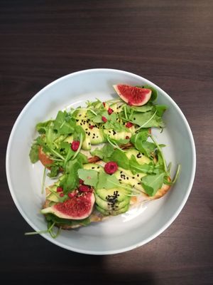 🥑 on toast at Plantmilkyway in Budapest