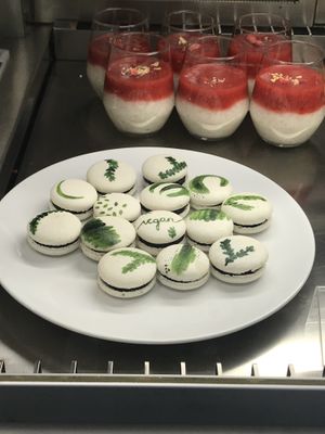 Macaroons  at Plantmilkyway in Budapest