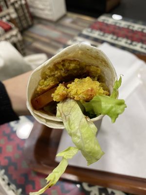 Wrap falafel😍 trop bon et les propriétaires super gentils!   at Cigköftem in Mulhouse