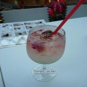 Rose Lemon Juice at Loving Hut - Suntec City Mall in Central Singapore