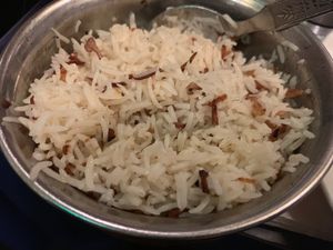 Delicious onion rice! at Leopold Cafe in Mumbai