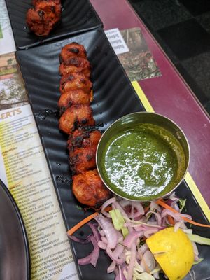 Mushroom tikka at Leopold Cafe in Mumbai
