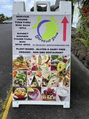 It’s 100% Vegan and Plant Based  at Barefoot Zone in Captain Cook