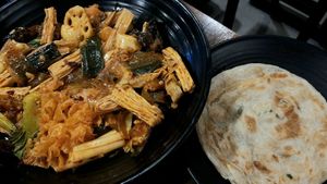 Xiangguo and pancake at Sonogong Maratang 손오공 마라탕 - Hongdae in Seoul