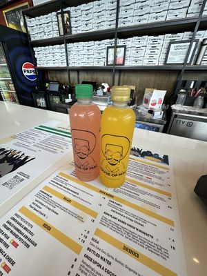 Watermelon and Mango Lemonade (so good!)  at World Famous House of Mac in Miami