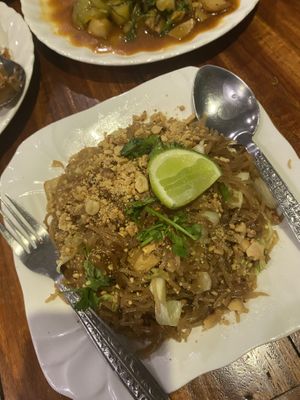 Pad Thai   at Kapphet Vegan in Vang Vieng