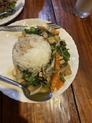   at Kapphet Vegan in Vang Vieng