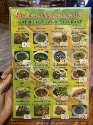   at Kapphet Vegan in Vang Vieng
