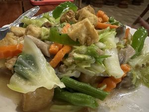 Mixed Vegetables  at Kapphet Vegan in Vang Vieng
