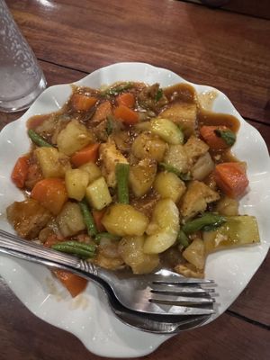   at Kapphet Vegan in Vang Vieng