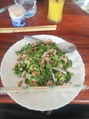 Larp 20k kip at Kapphet Vegan in Vang Vieng