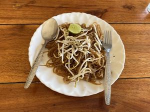 Pad Thai :-( at Kapphet Vegan in Vang Vieng
