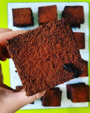 Vegan health brownies at Bonsai Bistro in Windhoek