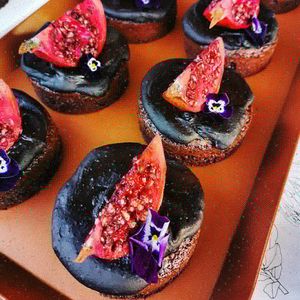 Vegan and gluten free mini cakes at Bonsai Bistro in Windhoek