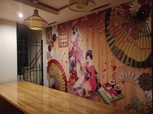 Paintings inside at Kyoto in Waterford