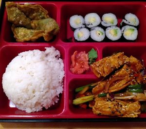 Vegetarian bento box at Kyoto in Waterford