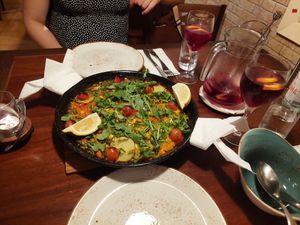 Veggie Paella at Sa Bodegueta in Mallorca
