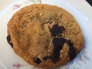 Choc peanut cookie  at For Change Cafe - Melbourne Uni. in Parkville