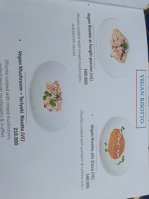 Vegan Risotto #Veganuary at 365 Degrees Pizzeria in Thao Dien