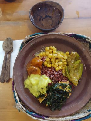 Rice and curry - 750 rupees at Ranbath in Colombo