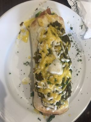 Breakfast burrito   at The Lillipad Cafe in Cairns