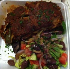 I had to eat this in 2 sittings and still had to have my husband finish it for me. at The Lillipad Cafe in Cairns