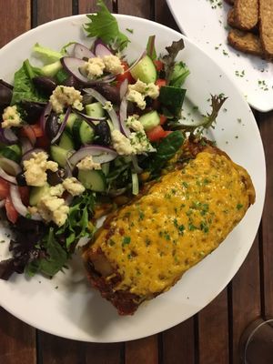 Vegan lasagna at The Lillipad Cafe in Cairns