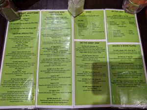 Breakfast menu at The Lillipad Cafe in Cairns