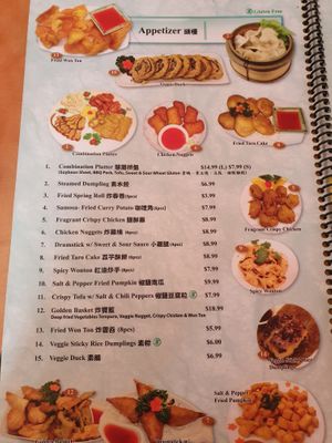 Menu at Enjoy Vegetarian Restaurant - Sunset District in San Francisco