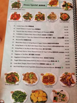 Menu at Enjoy Vegetarian Restaurant - Sunset District in San Francisco