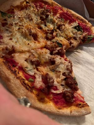 Beyond meat ! Yum!   at Zito Pizzeria and Grill in Winston-salem