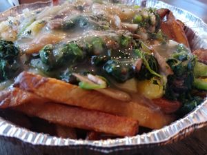 $9.95 Vegan Veggie Poutine at Zito Pizzeria and Grill in Winston-salem
