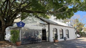 The outside of the restaurantt  at Taro's Ramen in Ascot