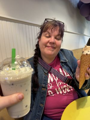 Milkshake from last nightt  at Loblolly Creamery in Little Rock