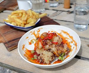 Bang bang cauliflower   at The Swan in Wotton-under-edge