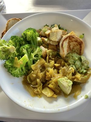 Winter Vegan Bowl at grow fresh local food in Macon