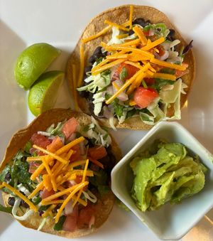 BLACK BEAN TOSTADA   at grow fresh local food in Macon
