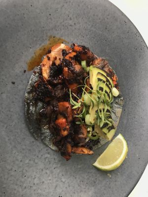 Taco de champiñones  at House in Cuernavaca